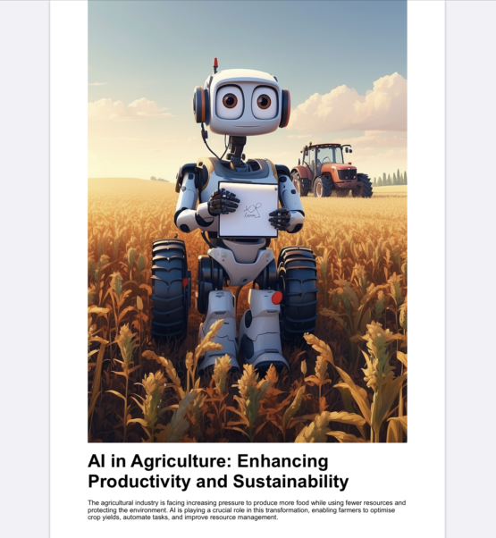 AI in Agriculture: Enhancing Productivity and Sustainability