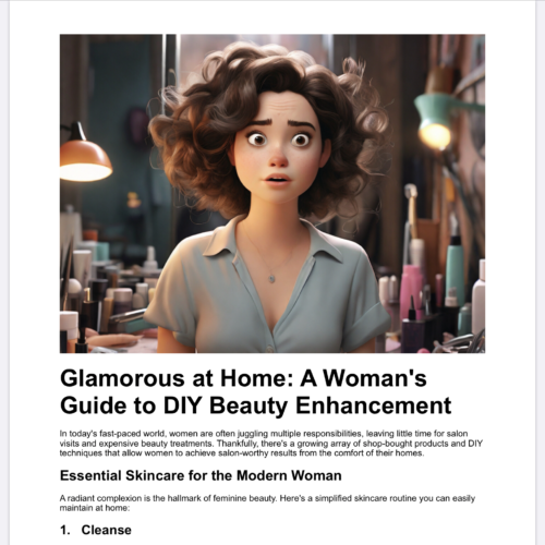 Glamorous at Home: A Woman's Guide
