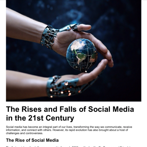 The Rises and Falls of Social Media in the 21st Century