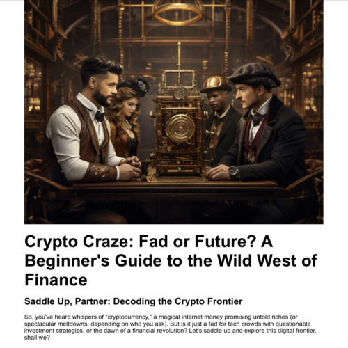 Crypto Craze: Fad or Future?