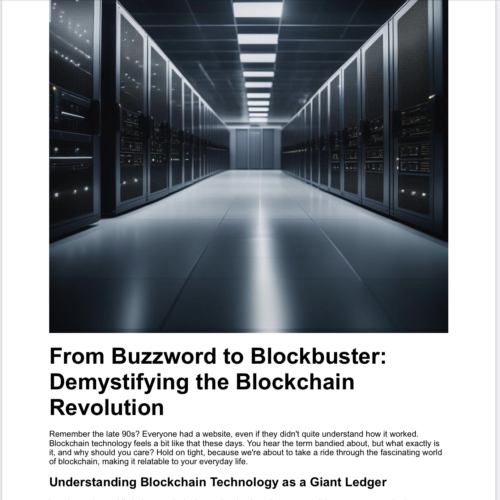 Demystifying the Blockchain Revolution