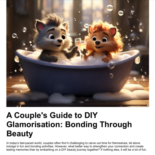A Couple's Guide to DIY Glamour