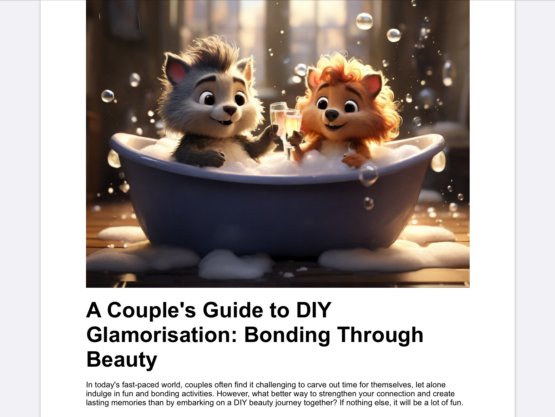 A Couple's Guide to DIY Glamour