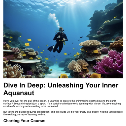 Dive In Deep