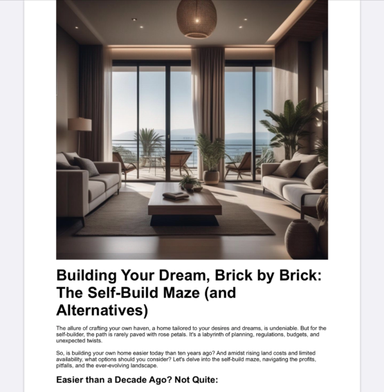 Building Your Dream, Brick by Brick