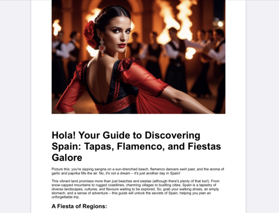 ¡Hola! Your Guide to Discovering Spain