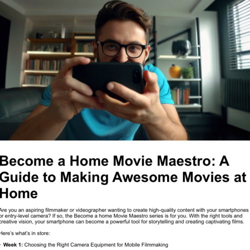 Tech Bundle: Making Awesome Movies at Home