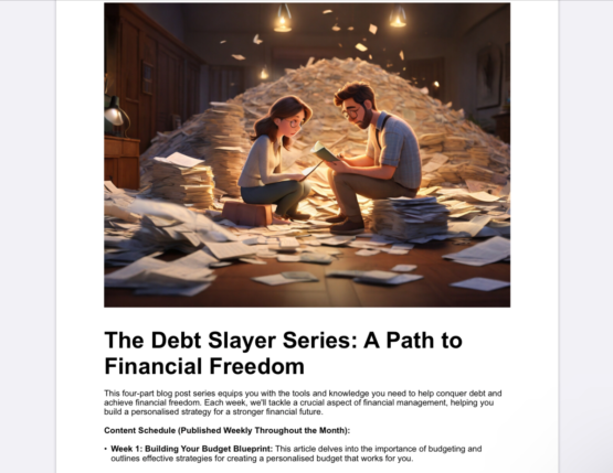 Finance Bundle. The Debt Slayer Series